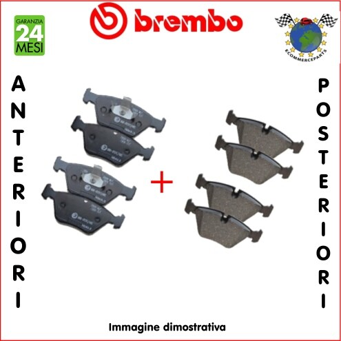 Kit pastiglie freno ant post - pastiglie,